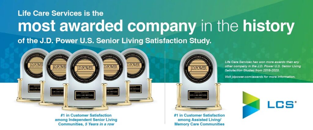 Westminster Village’s Management Company: Most Awarded in J.D. Power’s Senior Living Satisfaction Study
